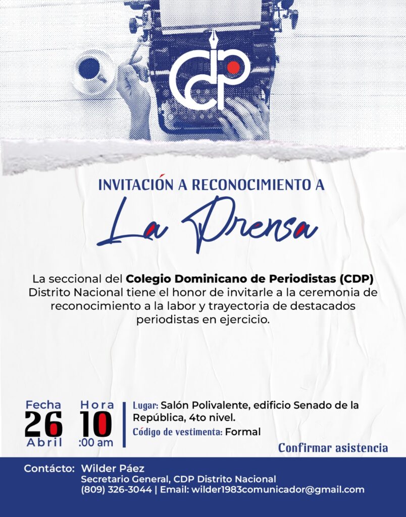 Seccional del Distrito Nacional del CDP Distrito Nacional anuncia "1ra ...