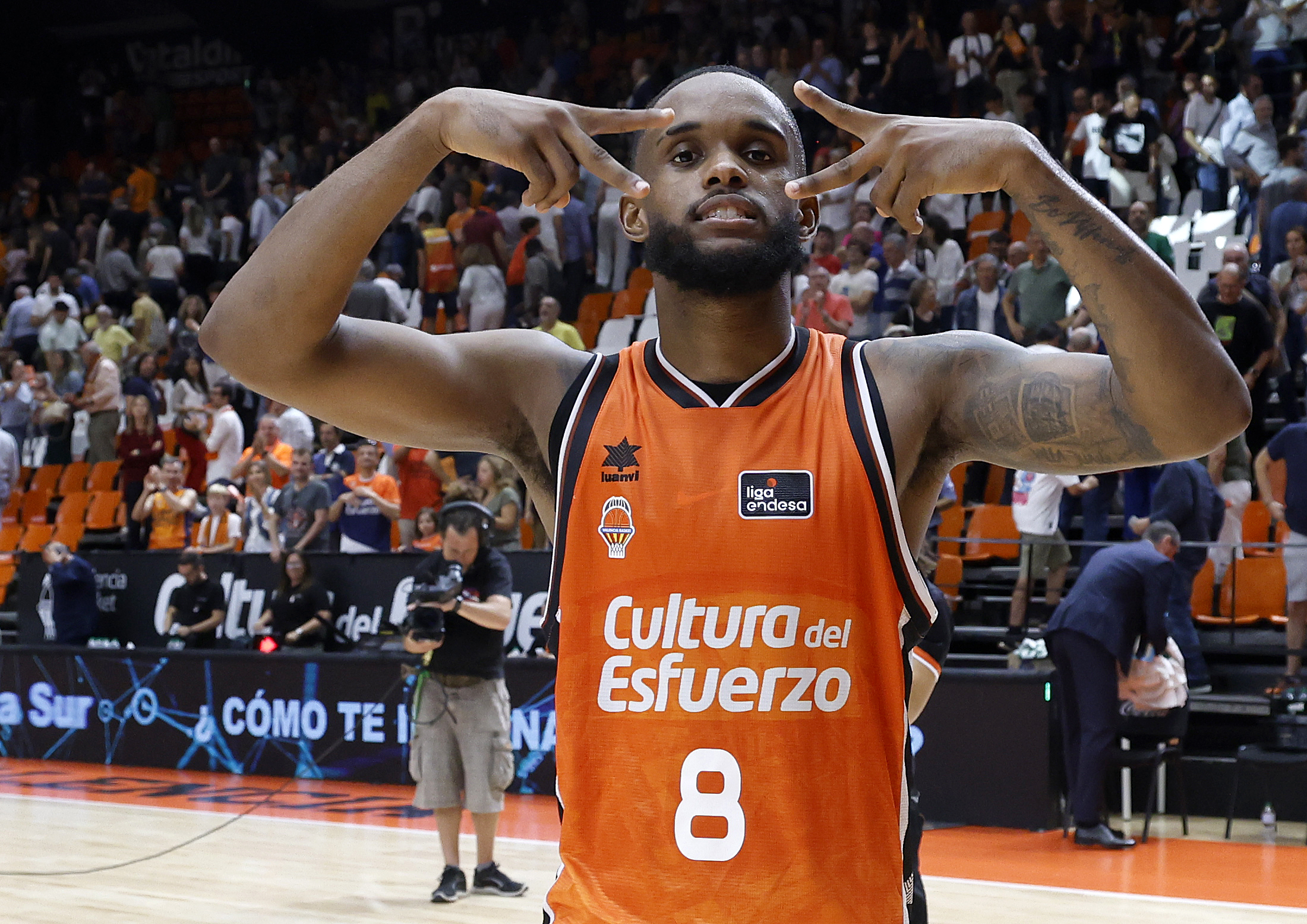 El jugador dominicano de Valencia Basket, Jean Montero