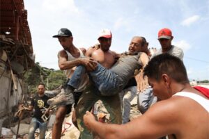 Suben a 589 los fallecidos por los sismos en Venezuela, hay casi 3.000 heridos