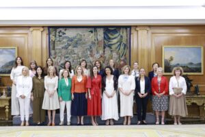 Michelle Ortiz participa en audiencia con la reina Letizia junto a empresarias españolas