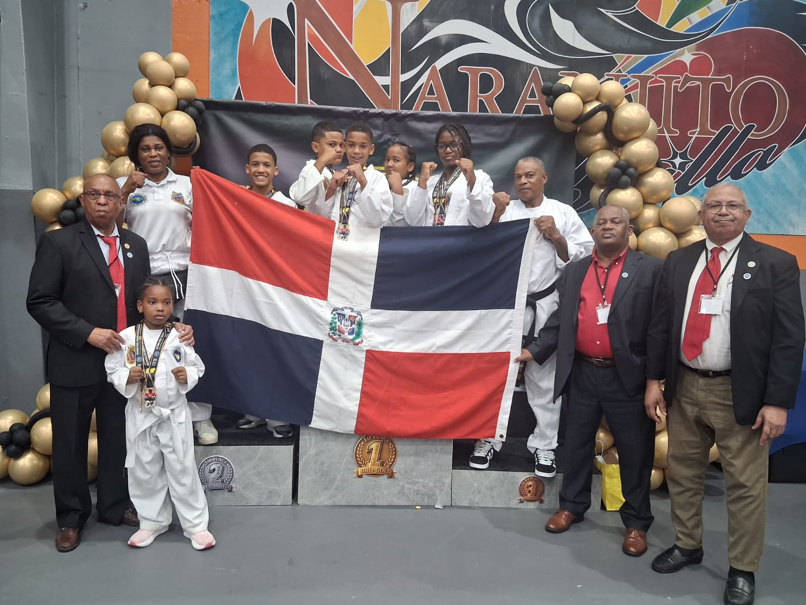Equipo de niños de República Dominicana ganan medallas en torneo de taekwondo en Puerto Rico