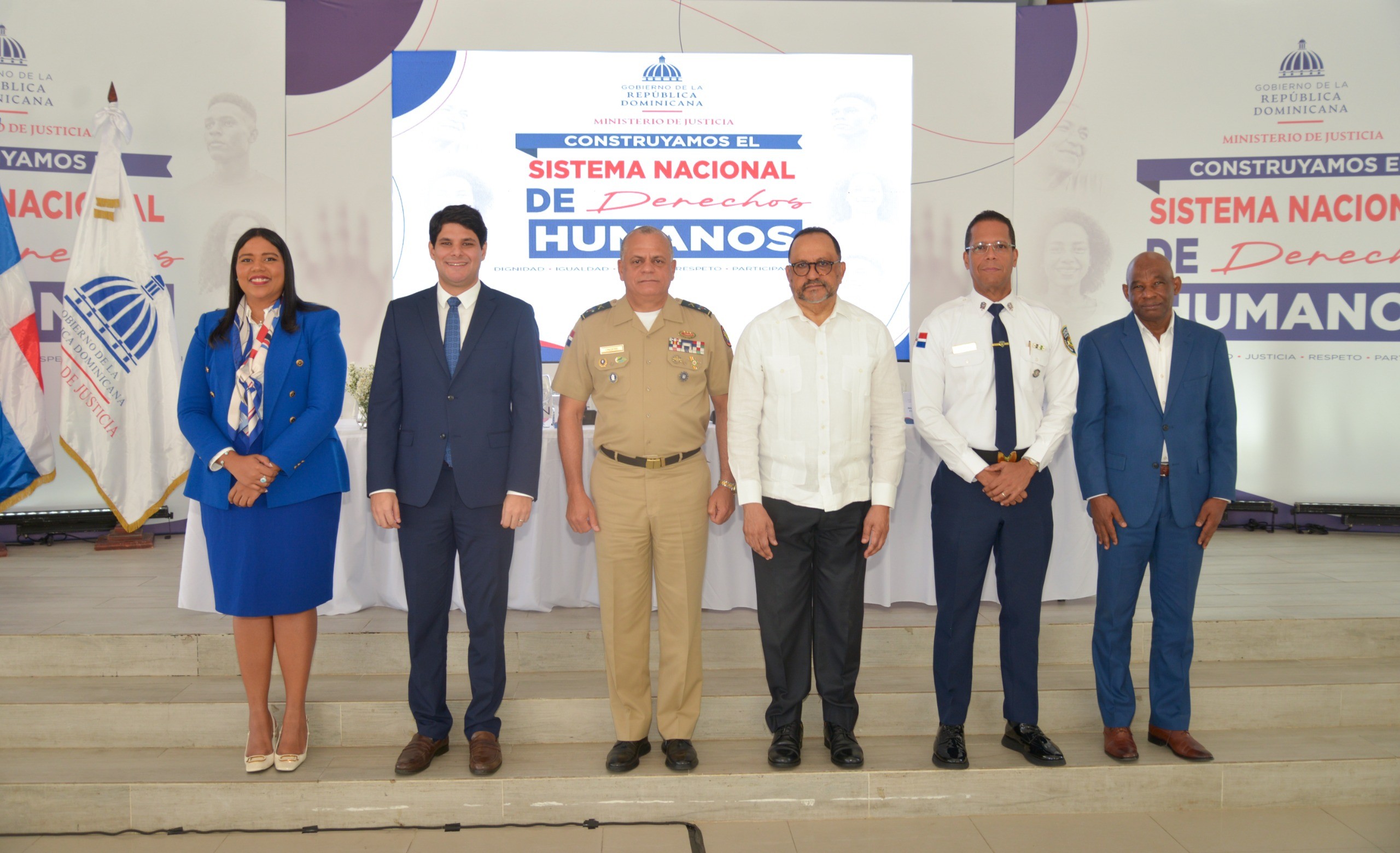 Fuerzas Armadas, Policía, Interior y Policía y DIGESETT se integran a la construcción del Sistema Nacional de Derechos Humanos